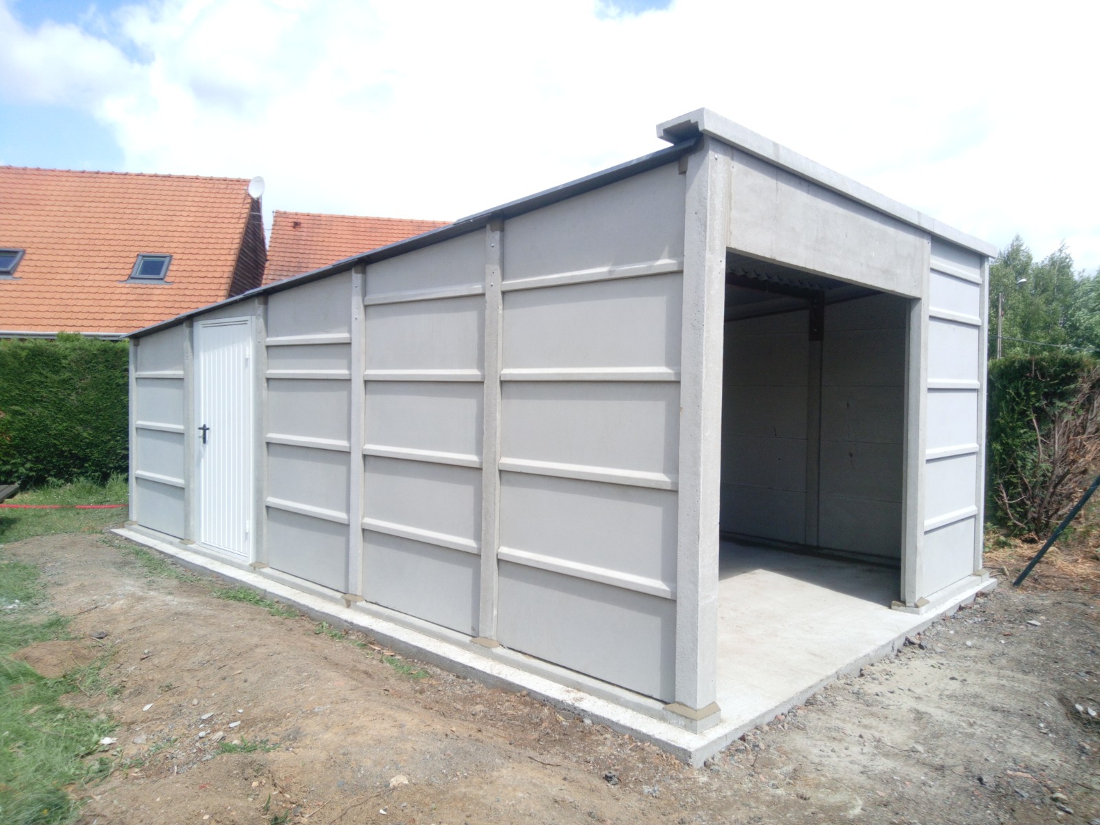 Garage préfabriqué béton