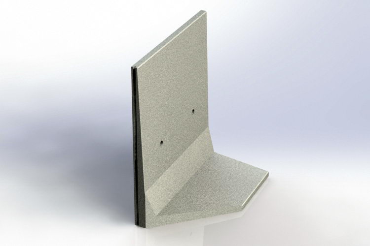 Silos agricoles préfabriqués : élément d'angle